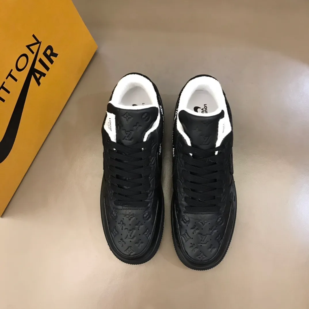 Men's shoes 💰p440 "*OUIS *UITTO*" x OFF-WHITE x Nike tripartite collaboration! Trendy and cool men's casual sports shoes with unrivaled color matching. The design idea basically continues the style of THE TEN. The Swoosh line and tongue label have a very familiar visual effect and are both fashionable and trendy! A must-have for fashionistas! The effect on your feet is absolutely stunning! (The original drawer packaging accessories are complete) Code number 38-45